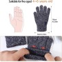 TAGVO 3 Pares de Guantes de Invierno para Niños, Guantes de Punto Calientes, Guantes Elásticos para Niños y Niñas, Guantes con