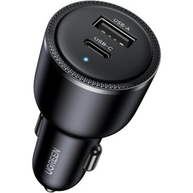 UGREEN 63W Cargador de Coche USB C, Car Charger Tipo C Carga Rápida PD 3.0 QC 3.0 PPS 45W, Compatible con iPhone 16/15/14/13/12,