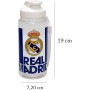 Real Madrid - Botella Cantimplora de Agua, Bidón, Capacidad 500 ml, Boquilla de Seguridad, Multicolor Translúcido, Producto