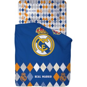 Real Madrid CF - Sábanas Rombos Cama 90 cm. (3 Piezas)