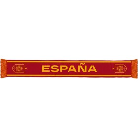 smartketing RFEF Bufanda Oficial de España | Detallada con el Escudo de la Selección y la Estrella del Mundial - Medidas 130 x