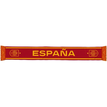 smartketing RFEF Bufanda Oficial de España | Detallada con el Escudo de la Selección y la Estrella del Mundial - Medidas 130 x