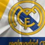 Equipo de Fútbol Real Madrid Juego de Funda Nórdica Cama de 90cm Funda de Edredón de Microfibra Suave con 2 Fundas de Almohada