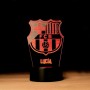 DEREGALOOS Lámpara LED Personalizada Madrid. Escudo personalizado Madrid con luz. Regalos Originales fútbol Madrid. Regalos para