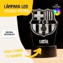 DEREGALOOS Lámpara LED Personalizada Madrid. Escudo personalizado Madrid con luz. Regalos Originales fútbol Madrid. Regalos para