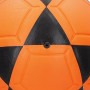 AKTIVE Balón de fútbol Sala PVC, 230-250 Gramos, D18 cm, Talla 3, Color Naranja y Negro, Resistente y Duradero, Óptimo para