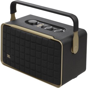 JBL Authentics 300, altavoz inteligente portátil, con tecnología Bluetooth, WiFi integrado y asistente de voz, en negro