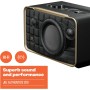 JBL Authentics 300, altavoz inteligente portátil, con tecnología Bluetooth, WiFi integrado y asistente de voz, en negro