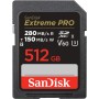 SanDisk 512GB Extreme PRO, Tarjeta de memoria, SDXC, hasta 200 MB/s, + RescuePro Deluxe, UHS-I Class 10 U3 V30