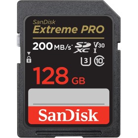 SanDisk 128GB Extreme PRO, Tarjeta de memoria, SDXC, hasta 200 MB/s + RescuePro Deluxe UHS-I Class 10 U3 V30