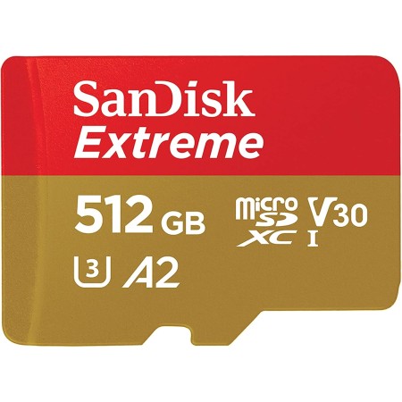 SanDisk 128GB Extreme tarjeta microSDXC + adaptador SD + RescuePro Deluxe hasta 190 MB/s con Clase A2 de rendimiento de las