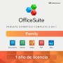 OfficeSuite Family - Documents, Sheets, Slides, PDF, Mail & Calendar - 6 Usuarios - 1 Año de Licencia para 1 Windows y 2