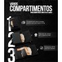 Tarjetero RFID de Cuero para Hombre con Sistema GripLock® y Bloqueo Antirrobo NFC – Cartera Porta Tarjetas Automática Pop-Up,