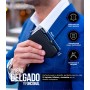 Tarjetero RFID de Cuero para Hombre con Sistema GripLock® y Bloqueo Antirrobo NFC – Cartera Porta Tarjetas Automática Pop-Up,