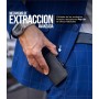 Tarjetero RFID de Cuero para Hombre con Sistema GripLock® y Bloqueo Antirrobo NFC – Cartera Porta Tarjetas Automática Pop-Up,