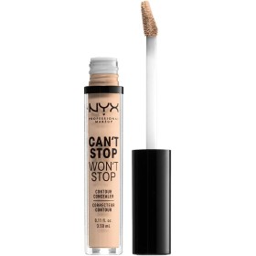 NYX Professional Makeup Corrector No Comedogênico, Waterproof y de Larga Duración Can't Stop Won't Stop 24H Tono 6 Vanilla para