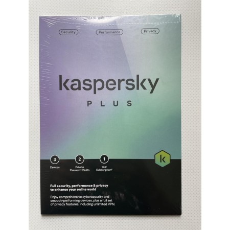 Kaspersky Plus 2024 Internet Security 3 Device 1 Year Activation Code by Post