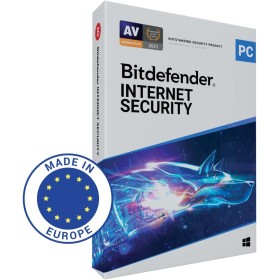 Bitdefender Internet Security 2025 | 3 dispositivos | 2 años | PC | Código de activación enviado por correo postal