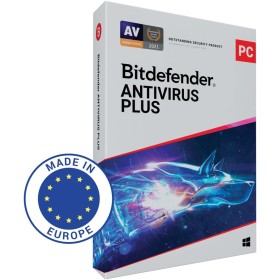 Bitdefender Antivirus plus 2025 | 1 dispositivo | 1 año | PC | Código de activación enviado por correo postal