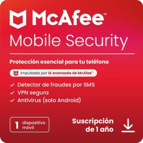 McAfee Mobile Security |12 meses | Aplicación de seguridad para dispositivos móviles | Descarga digital