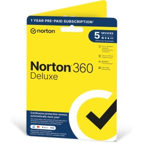 Norton 360 Deluxe 2023, Antivirus software for 5 Devices and 1-year subscription with automatic renewal, Includes Secure VPN and