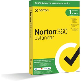 Norton 360 Estándar 2024 - Antivirus software para 1 Dispositivo y 1 año de suscripción con renovación automática, Secure VPN y