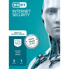 ESET Internet Security 3 User (Code in a Box)