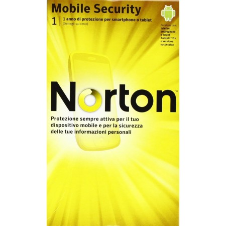 Symantec Norton Mobile Security 2.0, 1u, IT 1usuario(s) Italiano - Seguridad y antivirus (1u, IT, 1,8 MB, Android 2.x+,