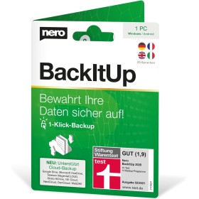 Nero Test Ganador Backup Software - Licencia ilimitada | Auto-Backup, Cloud, Recuperación de datos, Recuperación, Copias de