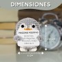 Genérico Pingüino Positivo con Llaveros Originales | Regalos Originales para Mujer | Regalos Originales para Hombre | Regalo