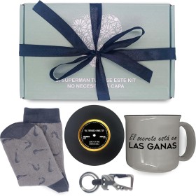 Regalos Originales para Hombre, Inmejorable Regalo Hombre Cumpleaños con Calcetines Hombre Divertidos, Taza de Cafe Inspiradora,