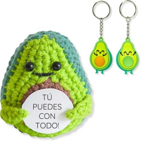 Genérico Aguacate Positivo con 2 Llaveros Originales | Regalos Originales para Mujer | Regalos Originales para Hombre | Regalo