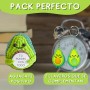 Genérico Aguacate Positivo con 2 Llaveros Originales | Regalos Originales para Mujer | Regalos Originales para Hombre | Regalo