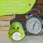 Genérico Aguacate Positivo con 2 Llaveros Originales | Regalos Originales para Mujer | Regalos Originales para Hombre | Regalo