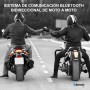 Cardo Spirit Motocicleta 2 Vías Bluetooth Sistema intercomunicador, Negro, Individual