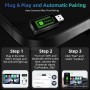 Lyssiefeel Wireless Carplay Adapter for iPhone,2024 Upgrade USB CarPlay Wireless Stick,Easy Plug & Play,Compatible with Cars