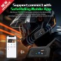 EJEAS V6 Pro+ Intercomunicador Casco Moto Mejorado, Sistema de Comunicación de Intercom de Casco de Motocicleta Bluetooth 5.1,