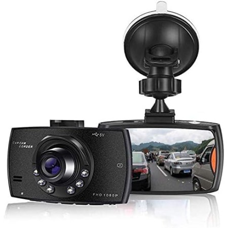 HSYWBC Cámara de Coche 1080P Full HD Dash CAM 2.4 Pulgada LCD Conducir Grabadora 170°Ángulo con WDR, G-Sensor, Detección de