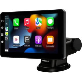 Pantalla de Coche con Carplay y Android Auto inalambricos: Radio Portatil de 7 Pulgadas con Pantalla Tactil, Mirror Link -