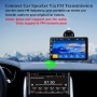 Pantalla de Coche con Carplay y Android Auto inalambricos: Radio Portatil de 7 Pulgadas con Pantalla Tactil, Mirror Link -