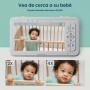 Babysense HD S2 Babyphone Camera, Monitor de vídeo para bebé con cámara y audio de 5" HD 720p, sin wifi, Luz nocturna ajustable,