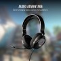 Corsair HS35 Surround v2 - Auriculares multiplataforma para juegos con cable, Dolby 7.1, micrófono omnidireccional flexible,