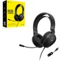 Corsair HS35 Surround v2 - Auriculares multiplataforma para juegos con cable, Dolby 7.1, micrófono omnidireccional flexible,