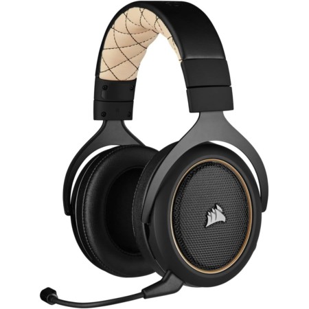 Corsair HS70 PRO Wireless - Auriculares para juegos, hasta 12 metros de alcance inalámbrico, compatibles con PC y PS4, sonido