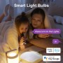 ANTELA Bombilla Inteligente LED E27 Wifi 9W Compatible Con Google Home/Alexa, Bombilla RGB(2700K-6500K) Luces Colores Regulable,