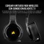 Corsair VIRTUOSO RGB WIRELESS Auriculares Inalámbricos para Juegos Alta Fidelidad - Sonido Envolvente 7.1 - Micrófono