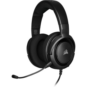 Corsair HS35 STEREO Auriculares Multiplataforma Ligeros con Cable para Juegos - Micrófono Desmontable - Controladores de