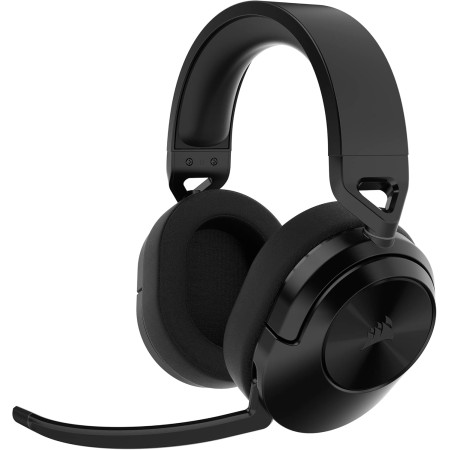 Corsair HS55 WIRELESS CORE Auriculares Ligeros para Juegos - Micrófono Omnidireccional - Transductores de Neodimio - Alcance de