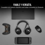 Corsair HS55 WIRELESS CORE Auriculares Ligeros para Juegos - Micrófono Omnidireccional - Transductores de Neodimio - Alcance de