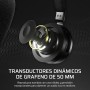 Corsair Virtuoso MAX Wireless Auriculares para Juegos con Bluetooth – Dolby Atmos, SoundID, Cancelación Activa del Ruido,